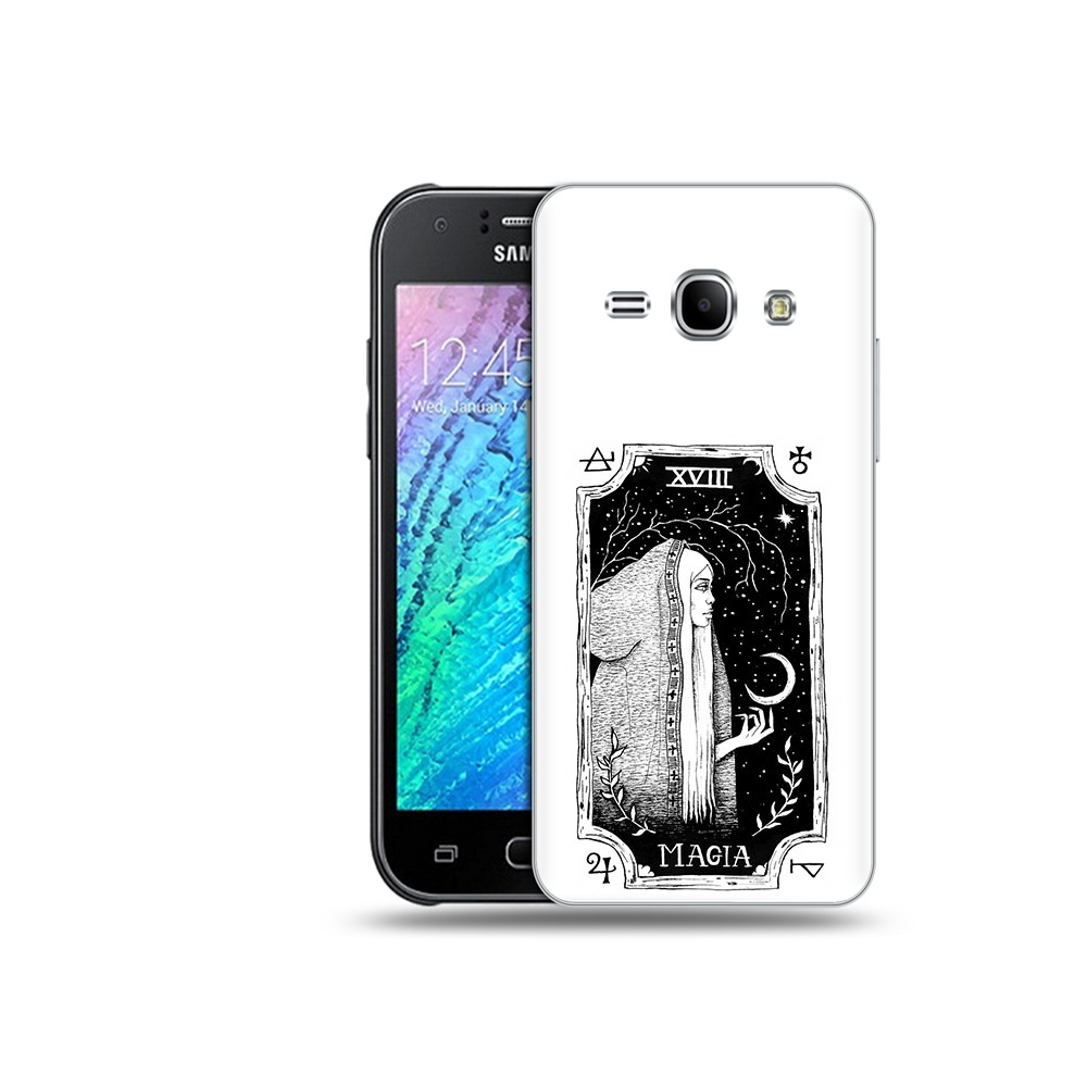 

Чехол MyPads Tocco для Samsung Galaxy J1 лунная магия (PT12095.602.447), Прозрачный, Tocco