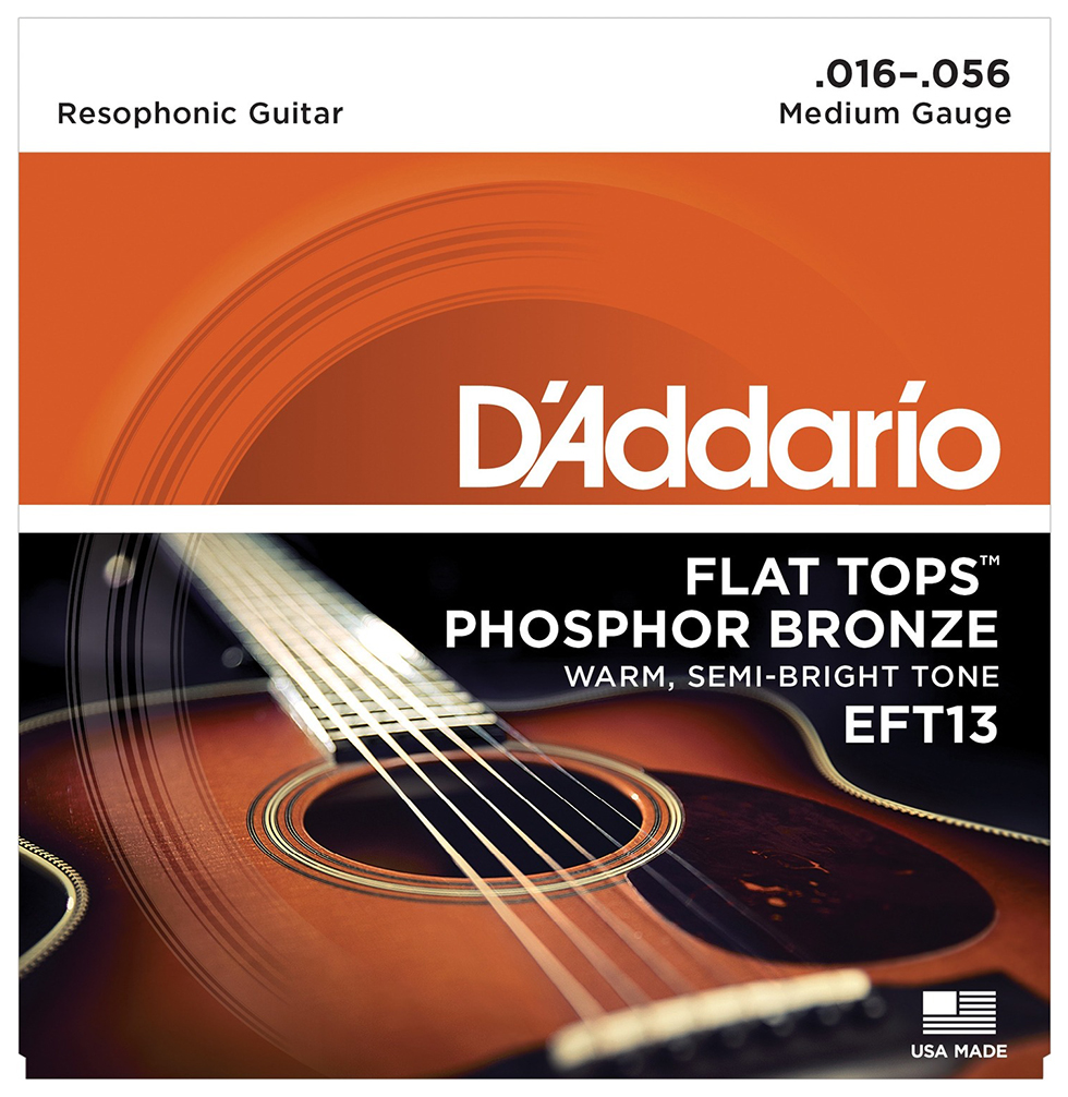 фото Струны для акустической гитары daddario eft13 d'addario