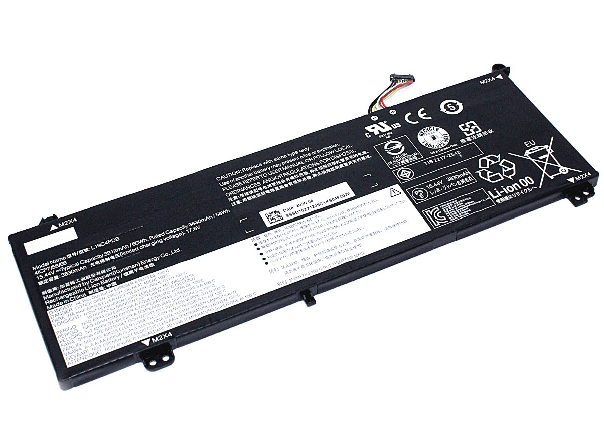 

Аккумулятор для ноутбука Lenovo ThinkBook 15 G2 ARE L19C4PDB 15.44V 60Wh, L19C4PDB
