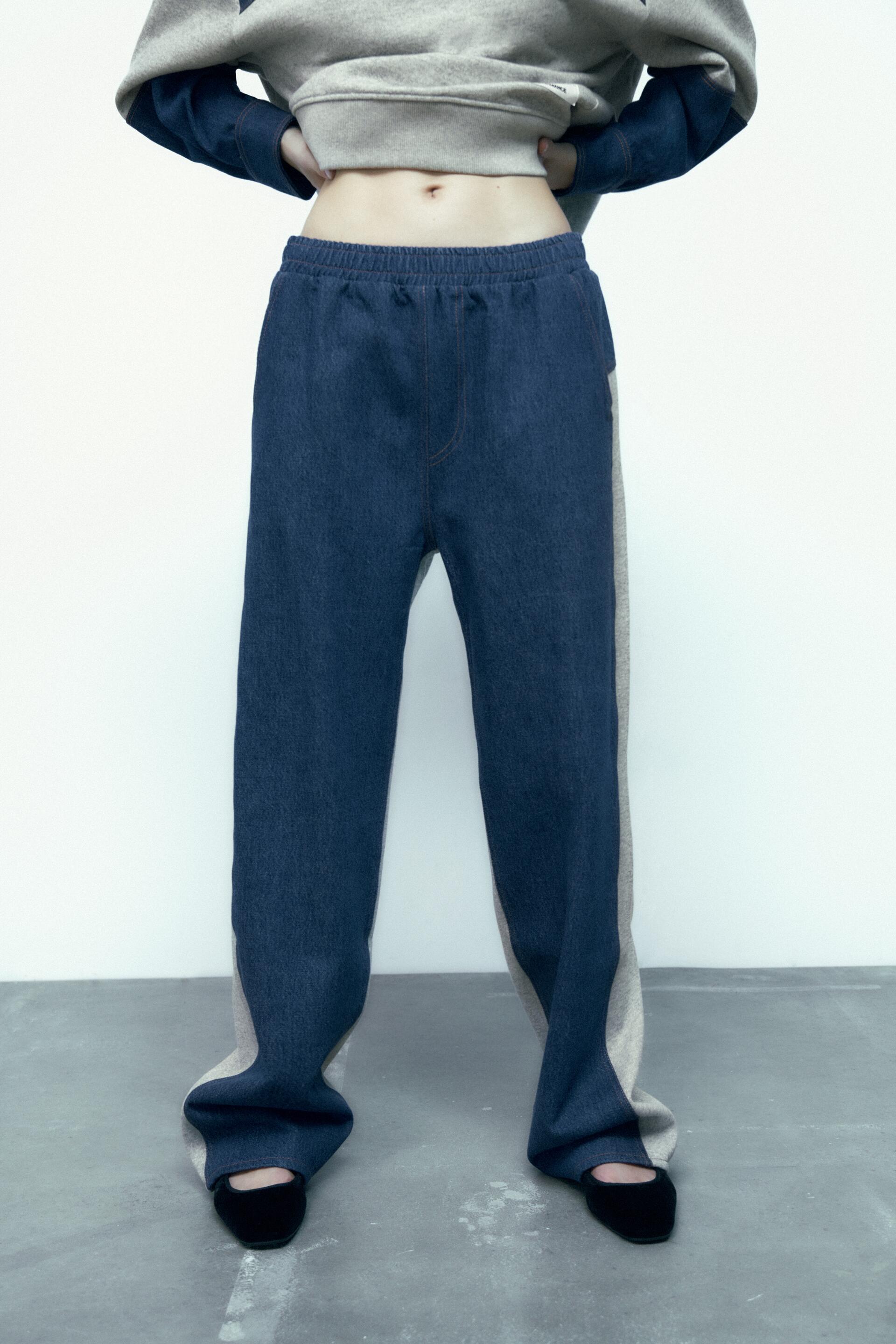 

Брюки женские ZARA 01165160 голубые L (доставка из-за рубежа), Голубой, 01165160