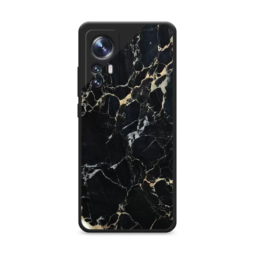 

Чехол Awog на Xiaomi 12 "Черный мрамор уголок", Разноцветный, 312352-1
