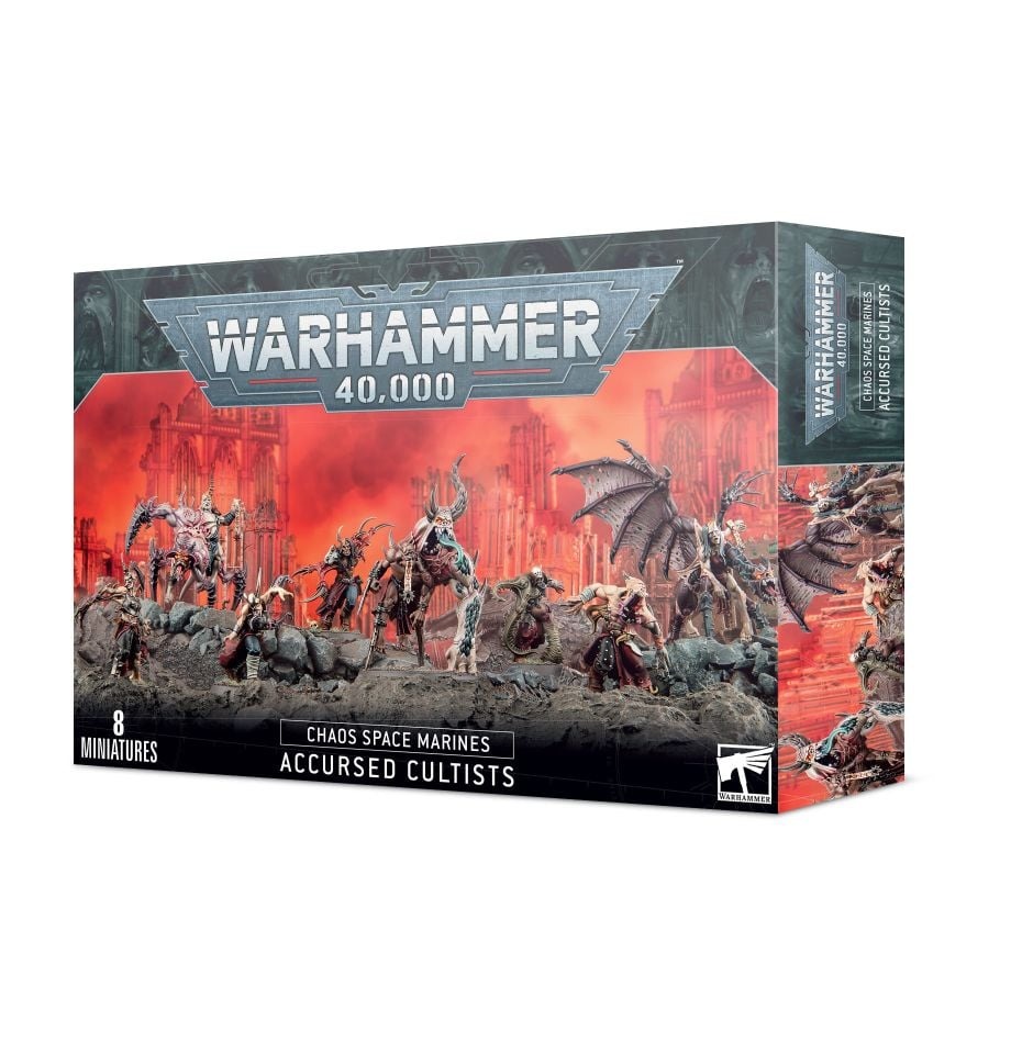

Миниатюры для игры Games Workshop Warhammer 40000 Chaos Space Marines: Accursed Cultists, Accursed Cultists