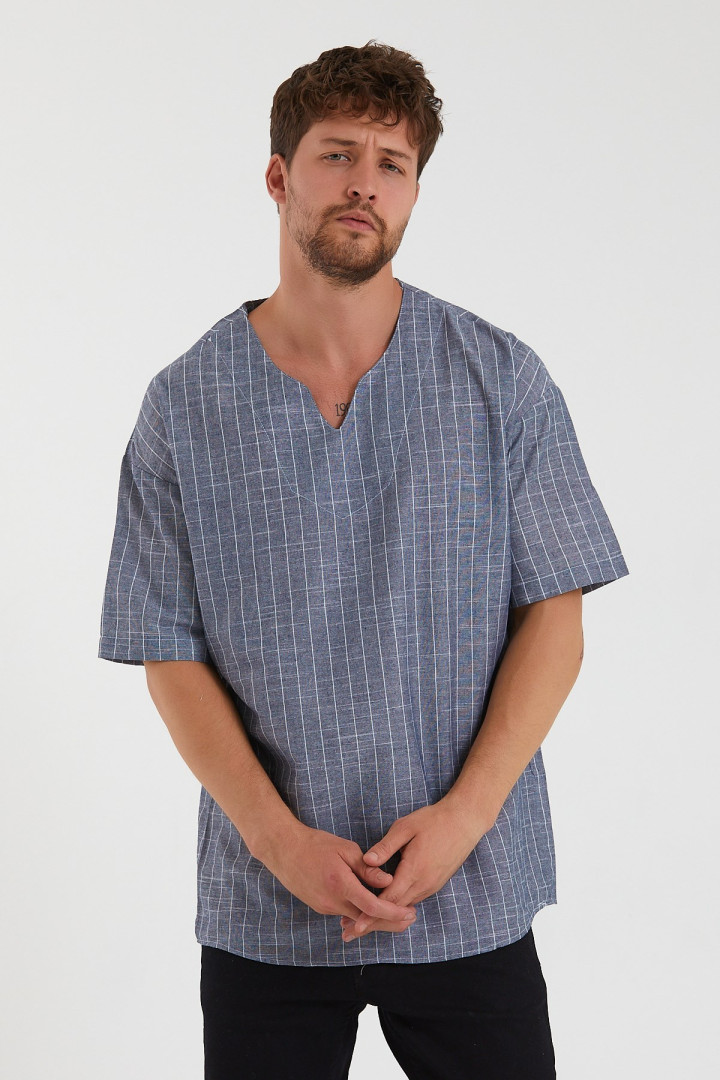 

Рубашка мужская Terapi Men 26278 серая 2XL (доставка из-за рубежа), 26278