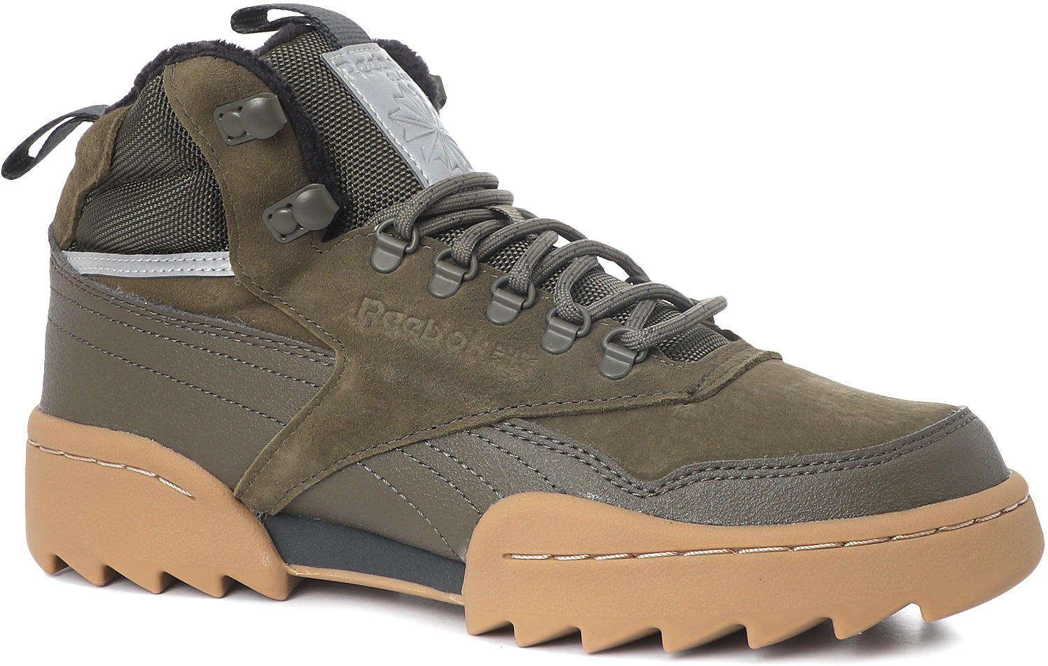 

Ботинки унисекс Reebok Exofit Hi Plus Rippleboot зеленые 7.5 US, Зеленый, Exofit Hi Plus Rippleboot