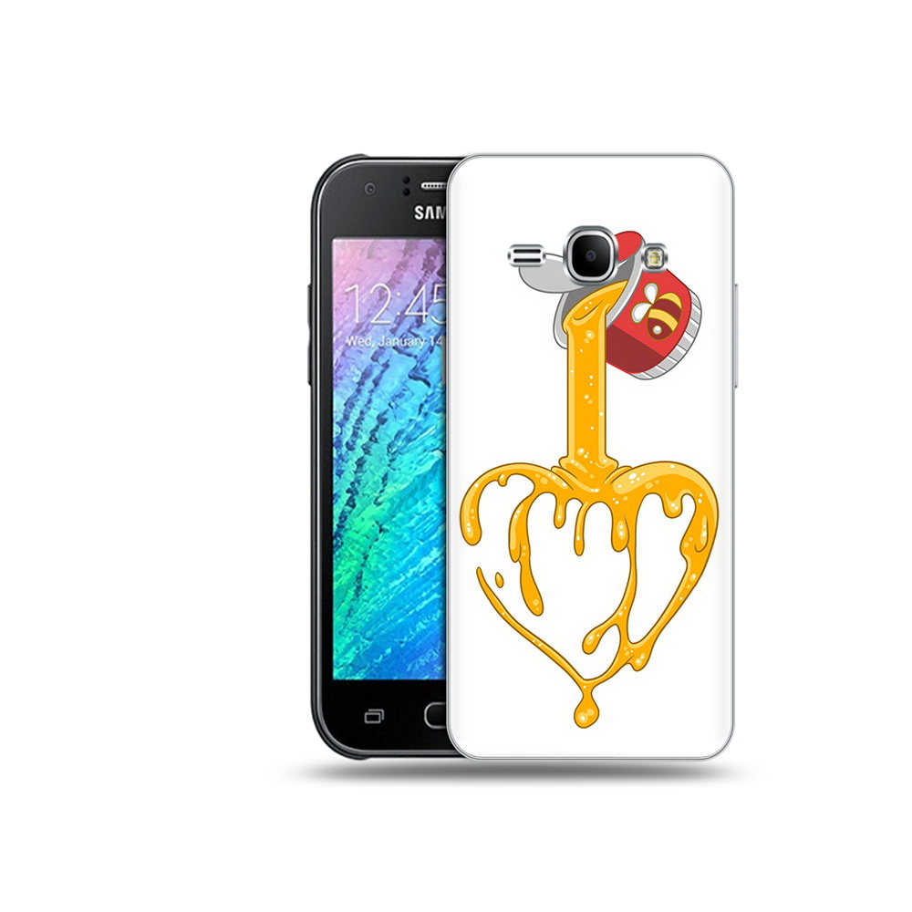 

Чехол MyPads Tocco для Samsung Galaxy J1 медовое сердце (PT12095.602.471), Прозрачный, Tocco