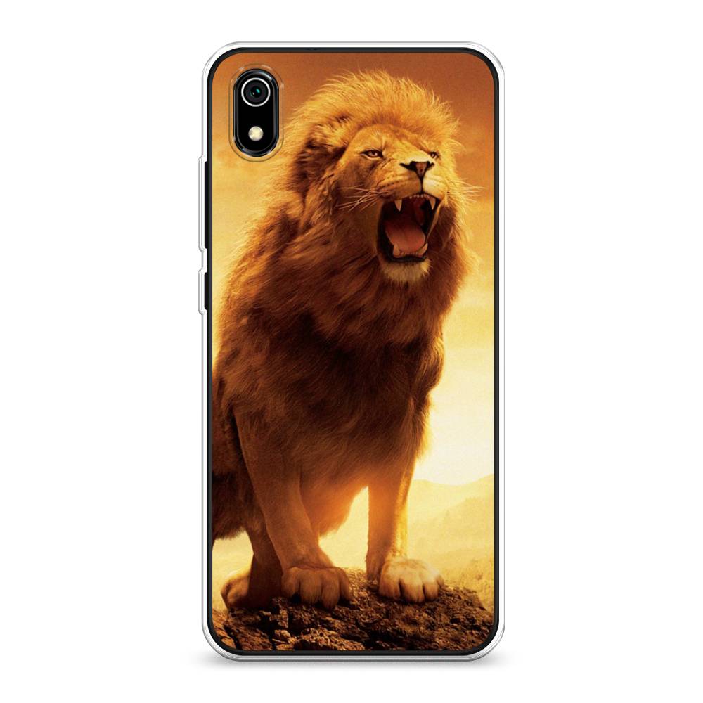 

Чехол на Xiaomi Redmi 7A "Львиный рык", Коричневый;желтый;оранжевый, 35450-1