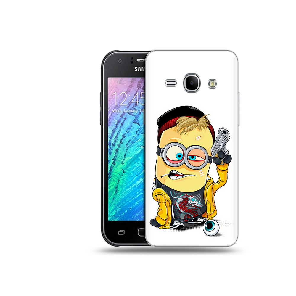 

Чехол MyPads Tocco для Samsung Galaxy J1 миньон бандит (PT12095.602.475), Прозрачный, Tocco