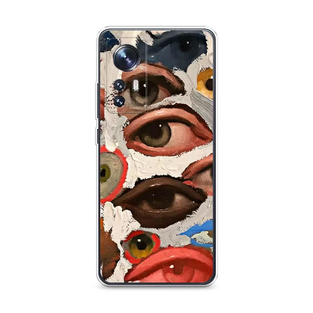 

Чехол Awog на Xiaomi 12S "Глаза масляная живопись", Разноцветный, 316050-7