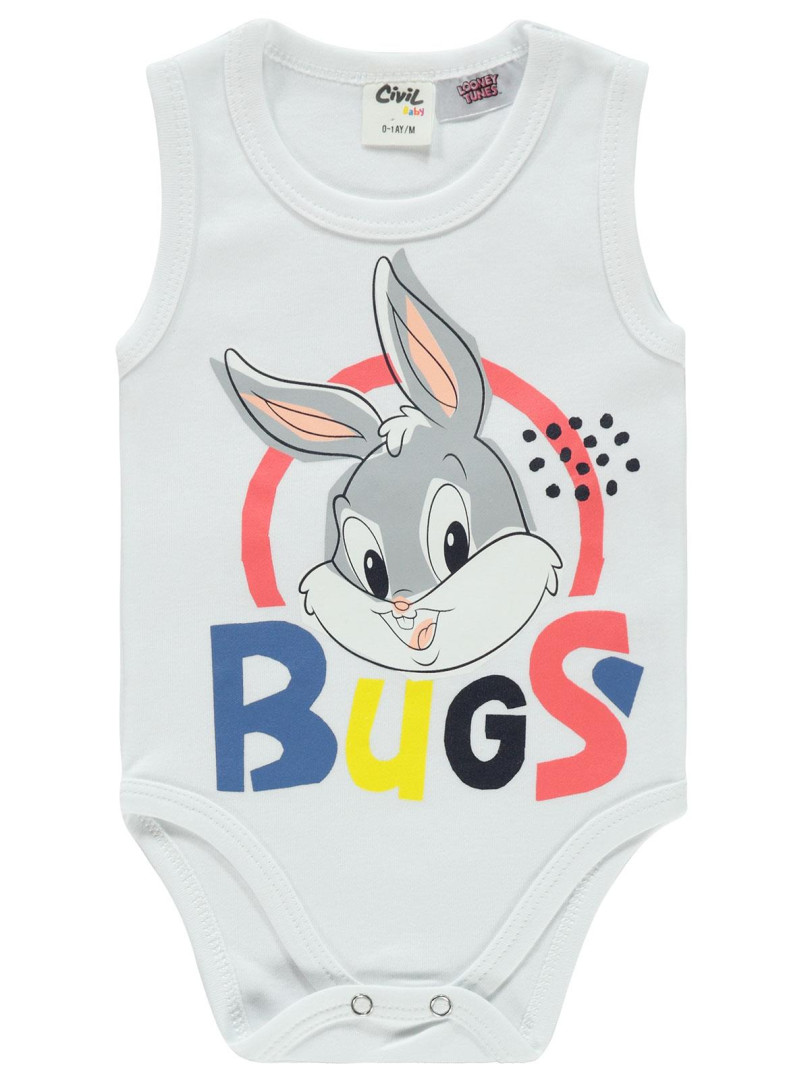 

Боди для мальчиков BUGS BUNNY 143300571K21 белый 0-3 мес (доставка из-за рубежа), 143300571K21