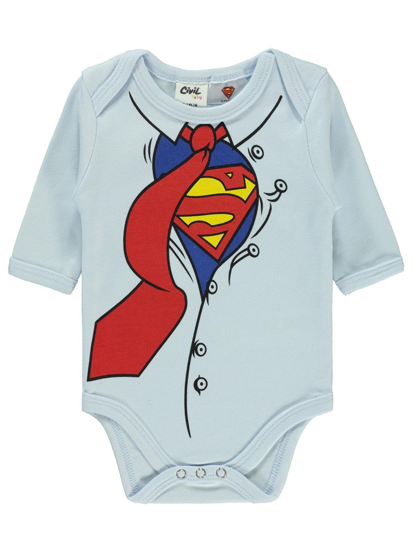 

Боди для мальчиков Superman 143300576K21-1 синий 0-3 мес (доставка из-за рубежа), 143300576K21-1
