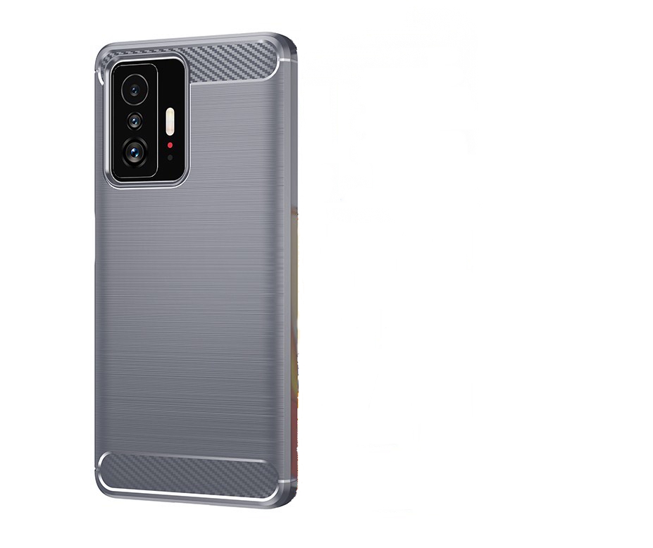 

Бампер MyPads для Xiaomi 11T, 11T Pro серая, Серый, Carbon