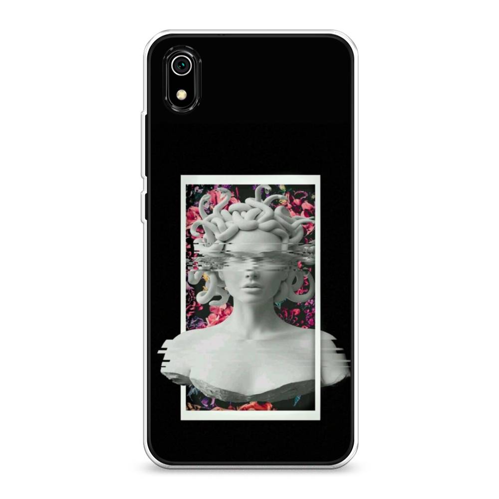 

Чехол на Xiaomi Redmi 7A "Web Punk Медуза Горгона", Черный;серый, 35450-6