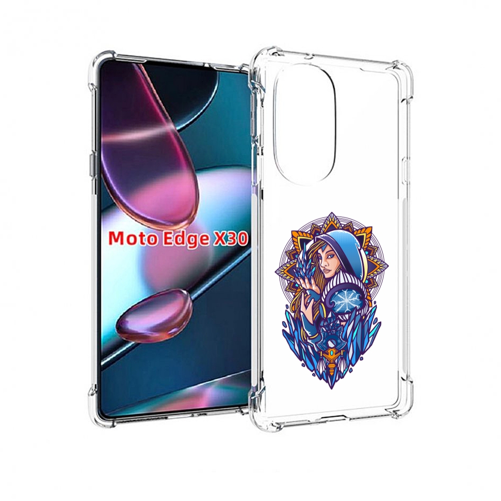 

Чехол MyPads кристал мейден дота 2 для Motorola Moto Edge X30, Прозрачный, Tocco