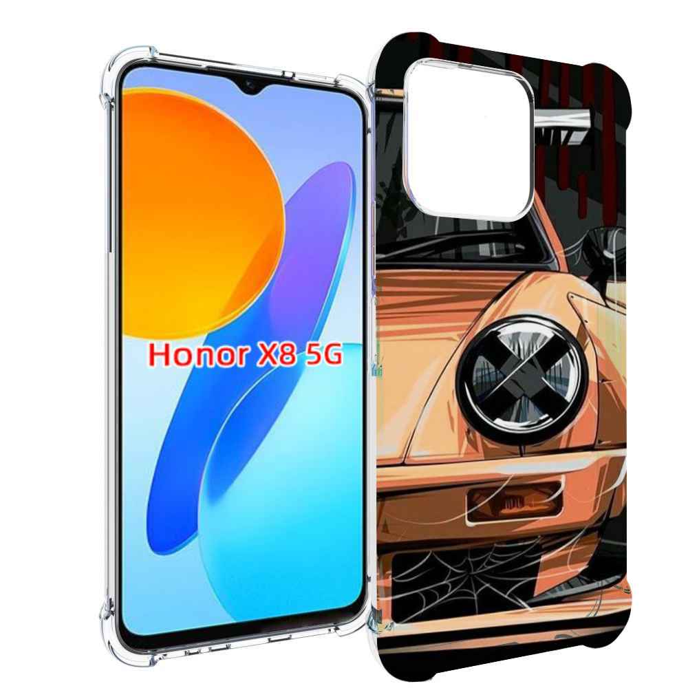 

Чехол MyPads Порш мужской для Honor X8 5G, Прозрачный, Tocco