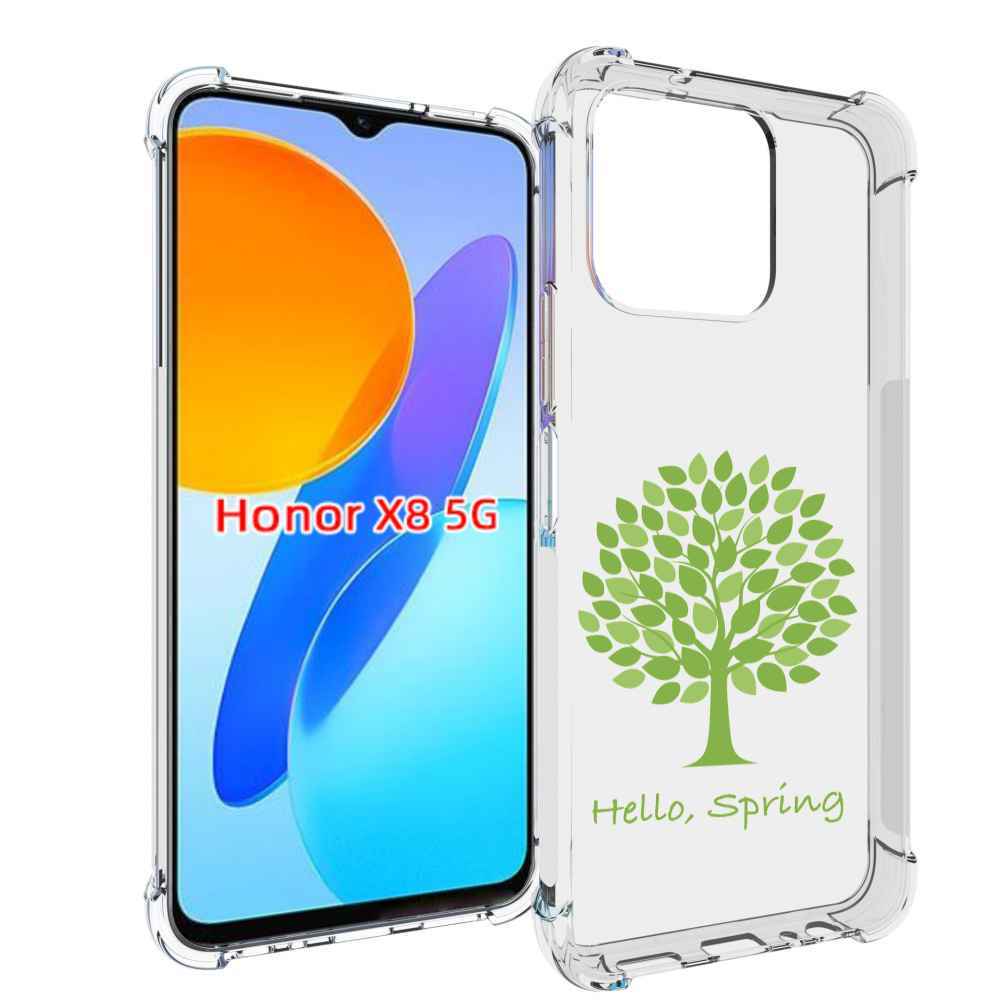 

Чехол MyPads Привет-весна для Honor X8 5G, Прозрачный, Tocco
