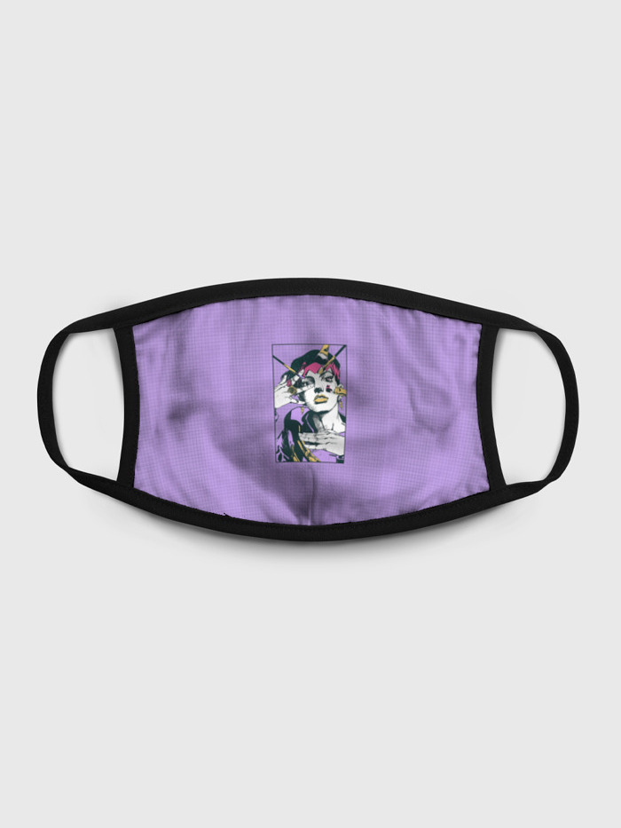 

Многоразовая маска унисекс Burnettie Kishibe Rohan In Purple, Разноцветный, Kishibe Rohan In Purple