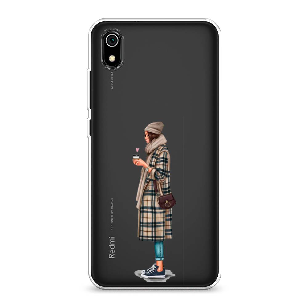 

Чехол на Xiaomi Redmi 7A "Утренний кофе", Коричневый;бежевый, 35450-6