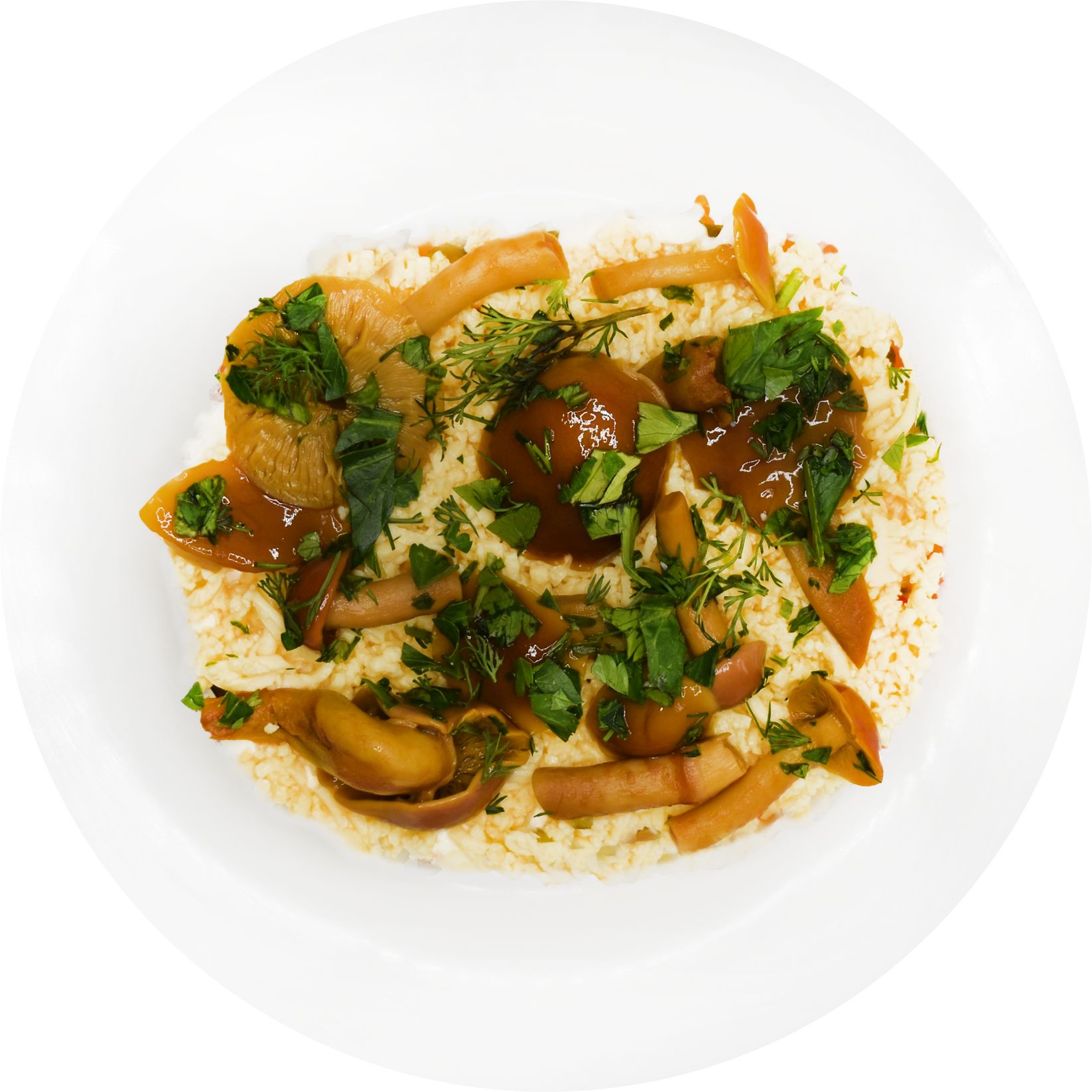 

Салат Киты Еды Грибной с курицей +-100 г