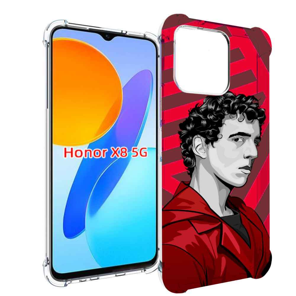 

Чехол MyPads Рио-бумажный-дом для Honor X8 5G, Прозрачный, Tocco