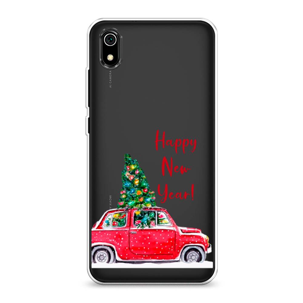 

Чехол на Xiaomi Redmi 7A "Happy New Year", Красный;зеленый, 35450-5