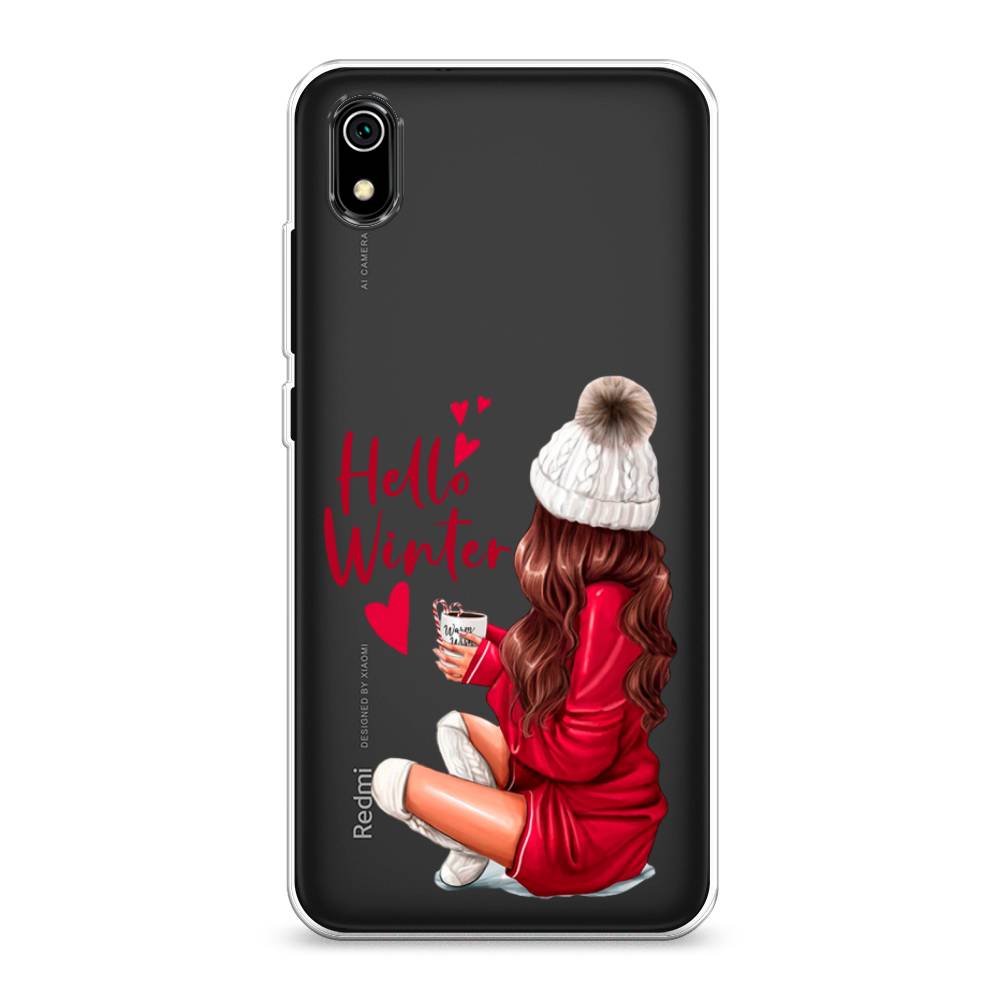 

Чехол на Xiaomi Redmi 7A "Hello winter", Красный;белый;коричневый, 35450-5