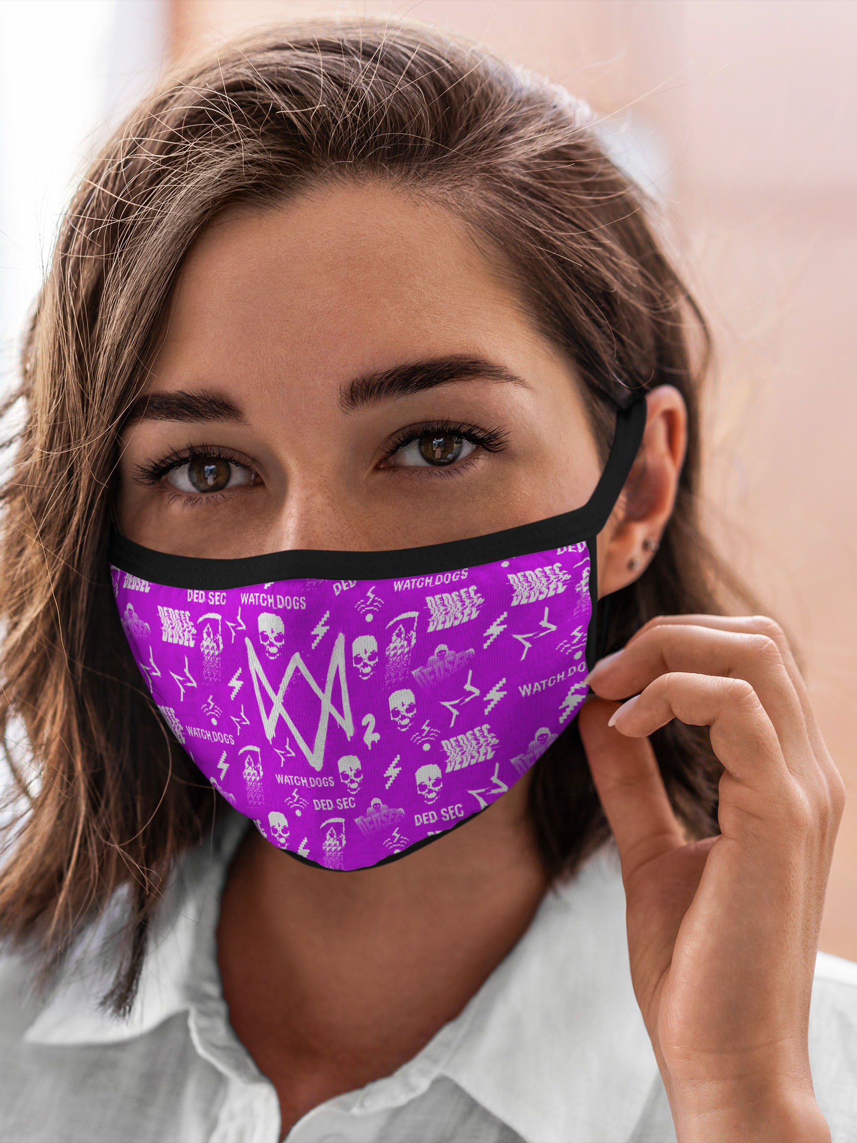

Многоразовая маска унисекс Burnettie Watch Dogs 2, Разноцветный, Watch Dogs 2