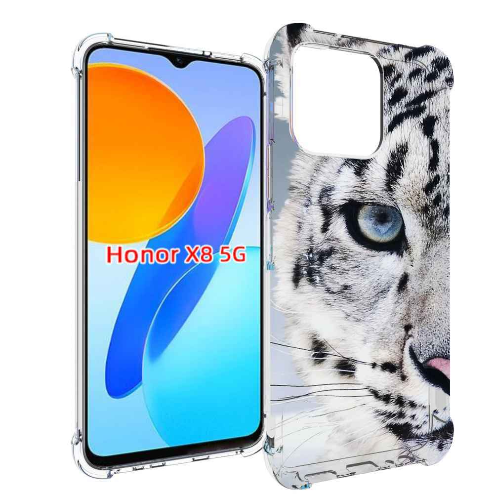 

Чехол MyPads Снежный-барс для Honor X8 5G, Прозрачный, Tocco