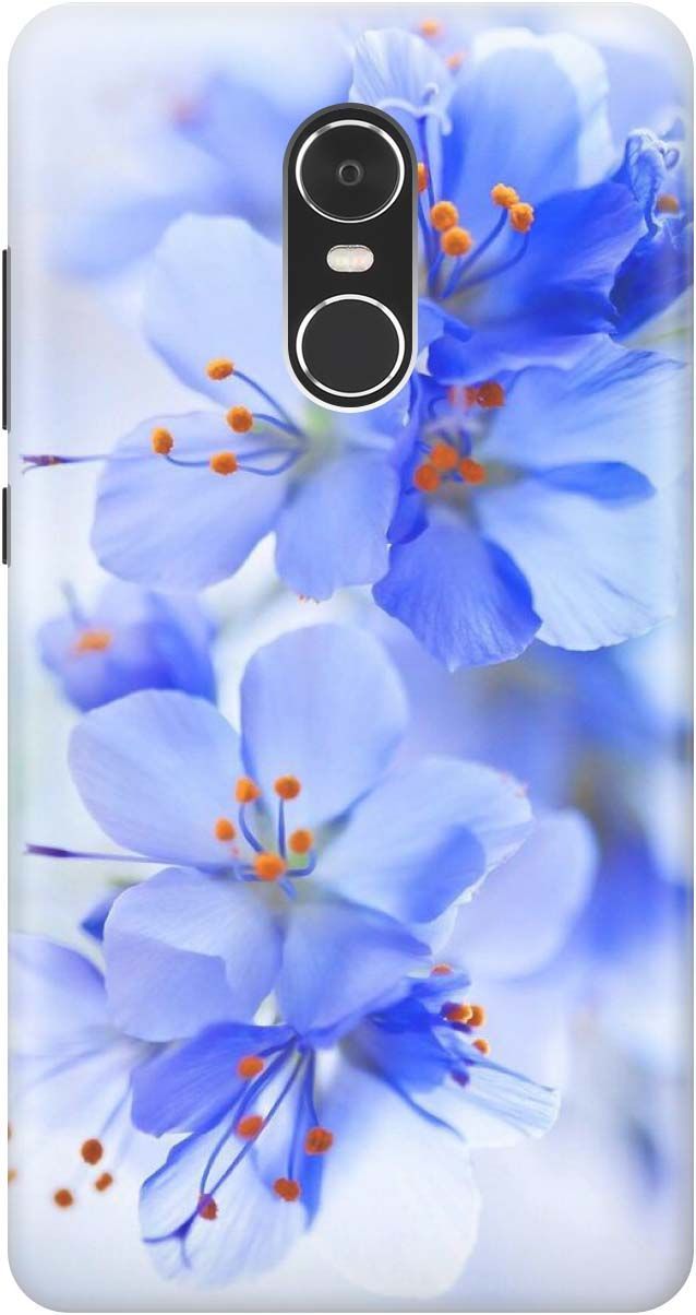 

Чехол на Xiaomi Redmi Note 4 "Лазурные орхидеи", Голубой;фиолетовый, 1365