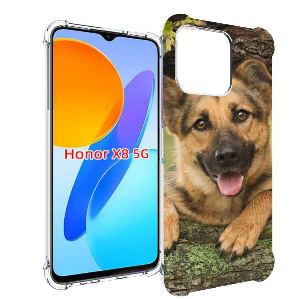 

Чехол MyPads Собака-на-дереве для Honor X8 5G, Прозрачный, Tocco