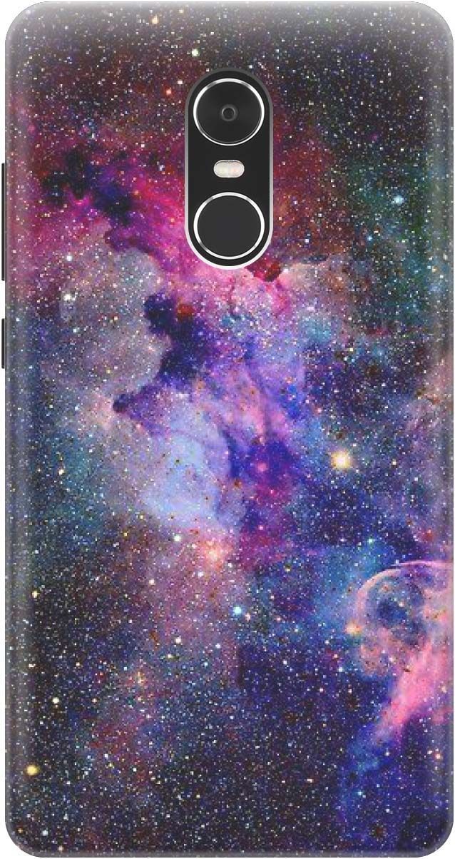 

Чехол на Xiaomi Redmi Note 4 "Открытый космос", Голубой;синий, 1365