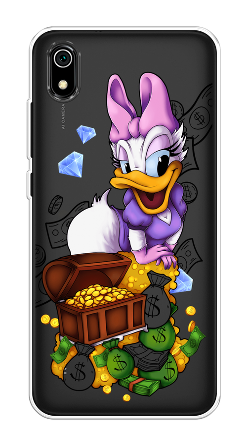 

Чехол на Xiaomi Redmi 7A "Rich Daisy Duck", Коричневый;белый;фиолетовый, 35450-6