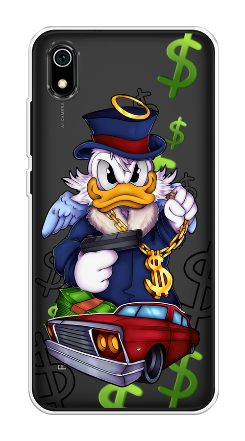 

Чехол на Xiaomi Redmi 7A "Scrooge McDuck with a Gold Chain", Красный;синий;белый, 35450-6