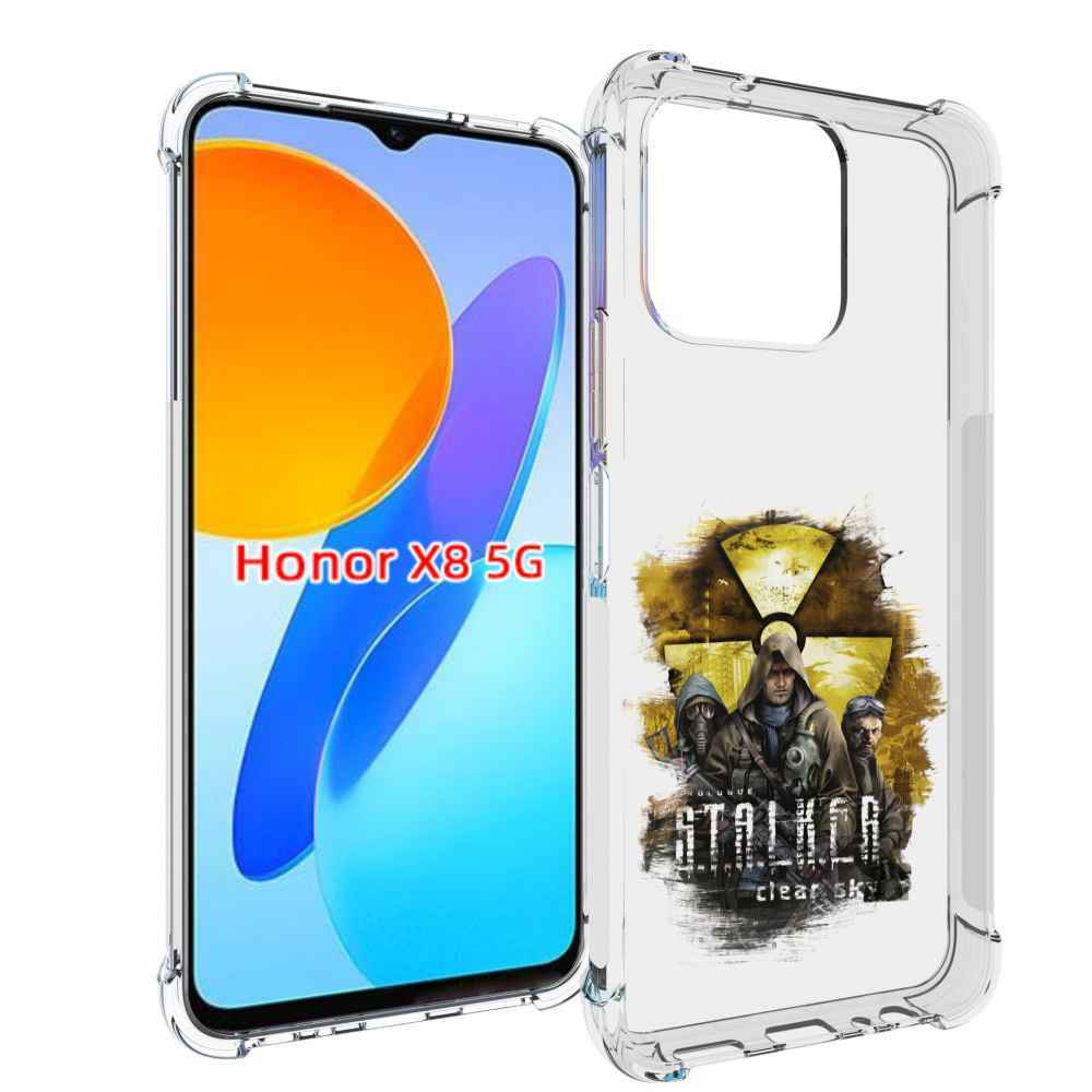 

Чехол MyPads Сталкер мужской для Honor X8 5G, Прозрачный, Tocco