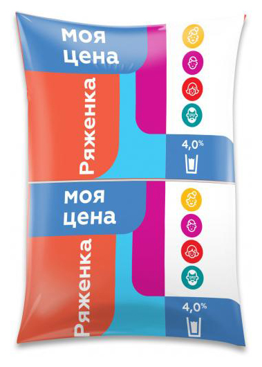 

Ряженка Моя цена 4% БЗМЖ 450 мл