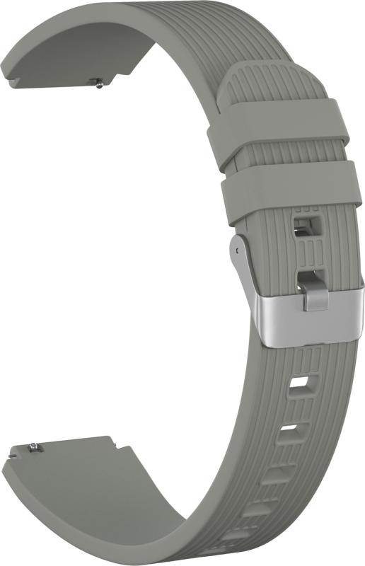 

Ремешок силиконовый GSMIN Italian Collection 20 для Samsung Galaxy Watch 4 44мм (Серый)