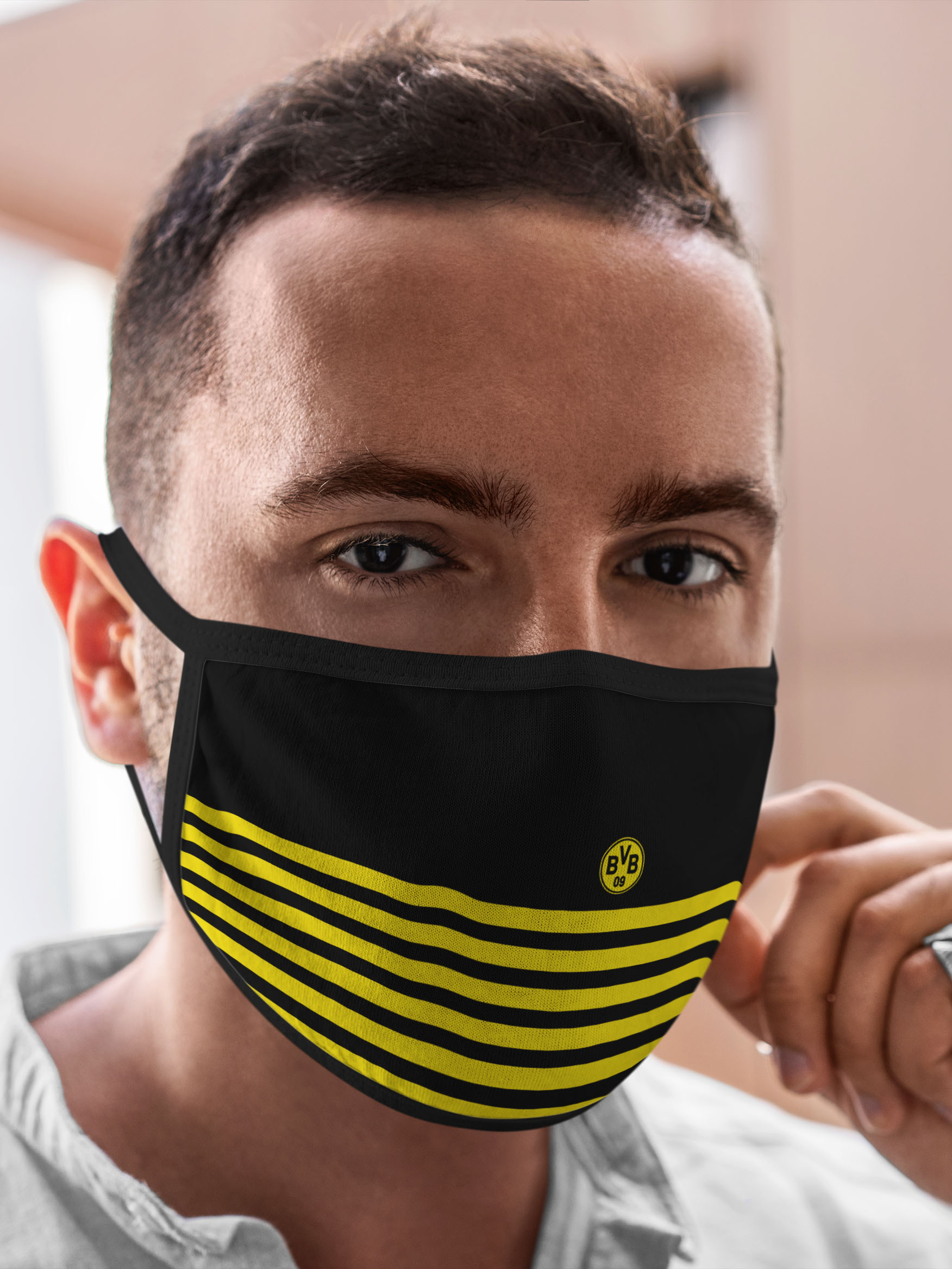 

Многоразовая маска унисекс Burnettie Borussia Borussia., Разноцветный, Borussia Borussia.
