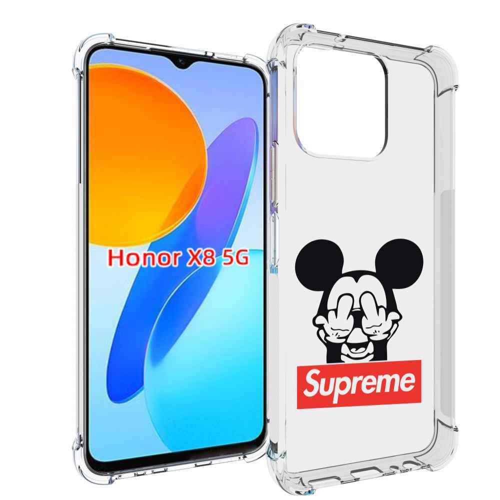 

Чехол MyPads Супримовский-Микки-маус для Honor X8 5G, Прозрачный, Tocco