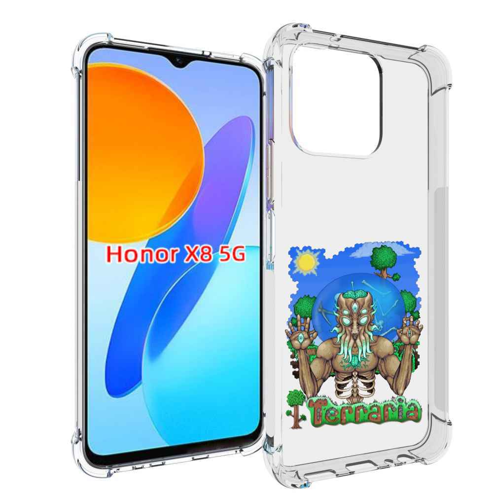 

Чехол MyPads Террария для Honor X8 5G, Прозрачный, Tocco