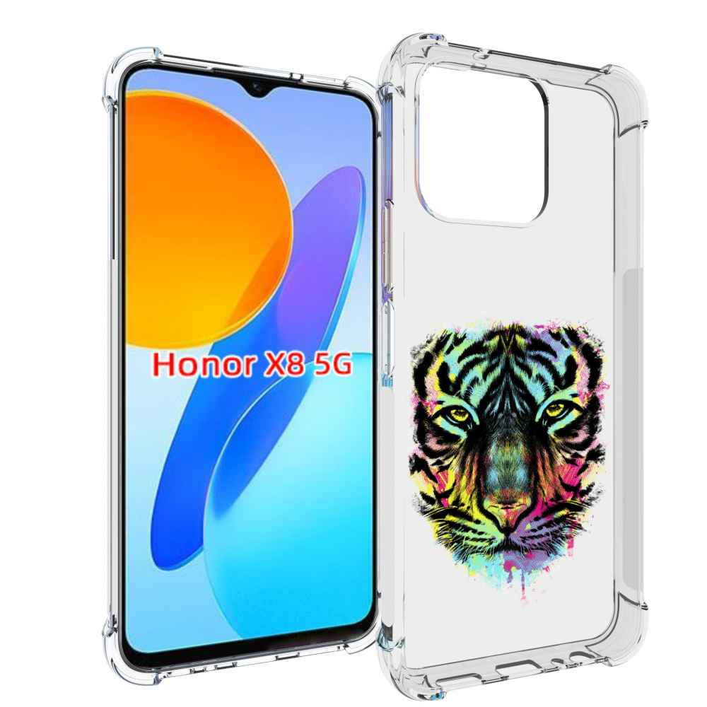 

Чехол MyPads Тигр 1 для Honor X8 5G, Прозрачный, Tocco