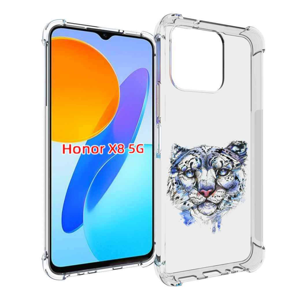 

Чехол MyPads Тигр 4 для Honor X8 5G, Прозрачный, Tocco