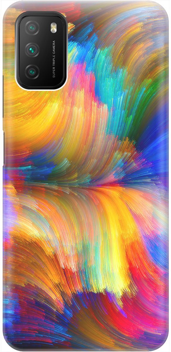 

Чехол на Xiaomi Redmi 9T "Акварельное небо", Желтый;фиолетовый, 2039