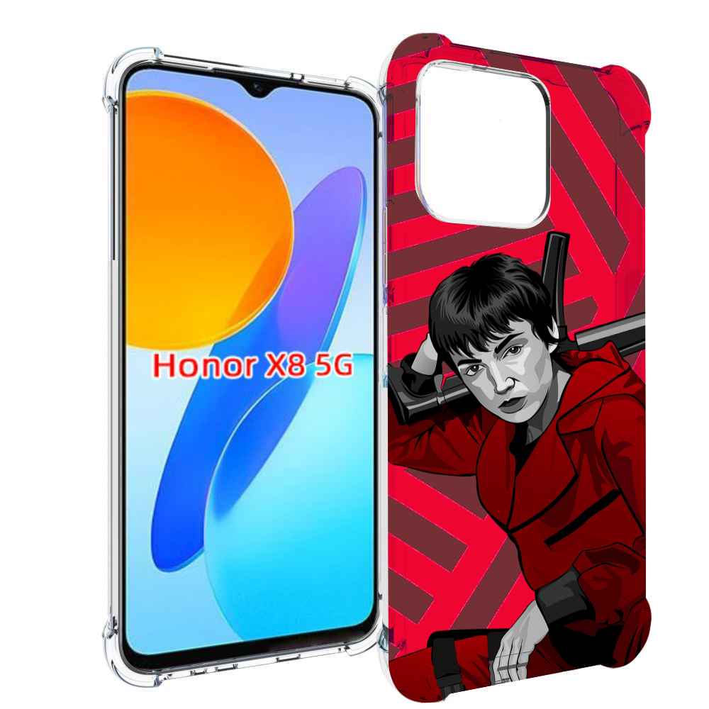 

Чехол MyPads Токио-бумажный-дом для Honor X8 5G, Прозрачный, Tocco