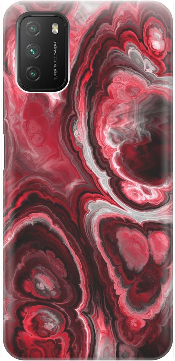 

Чехол на Xiaomi Redmi 9T "Гранатовые краски", Красный, 1603