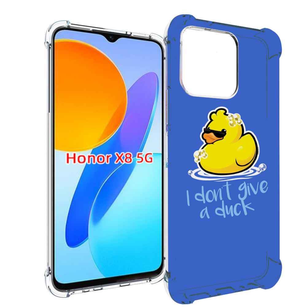 

Чехол MyPads Уточка для Honor X8 5G, Прозрачный, Tocco