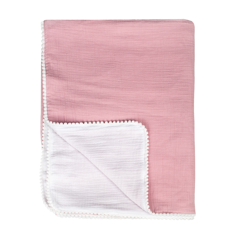 

Плед детский муслиновый хлопковый BELLEHOME Candy Pink 95х135 см