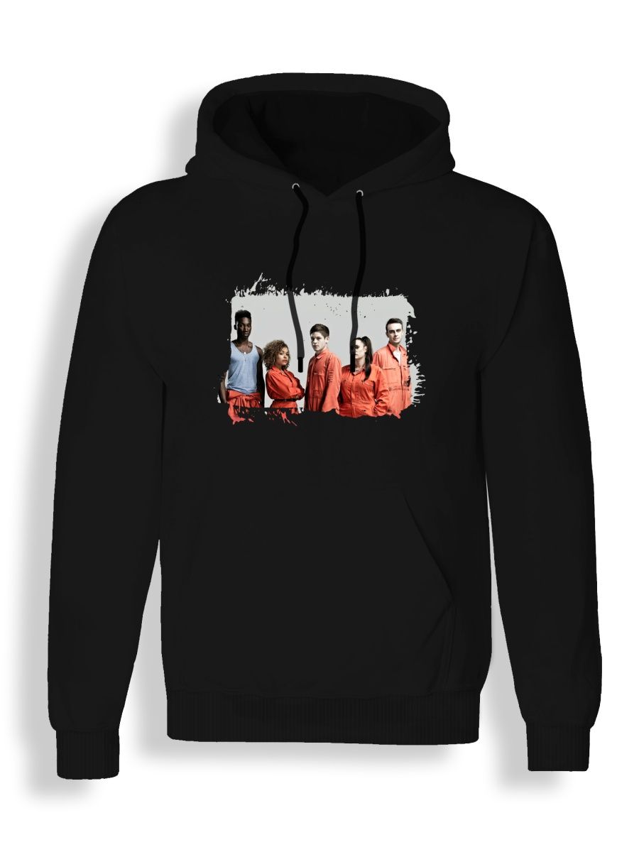 

Худи унисекс СувенирShop Отбросы/Misfits/Сериал 15 черное M, Черный, "Отбросы/Misfits/Сериал" 15