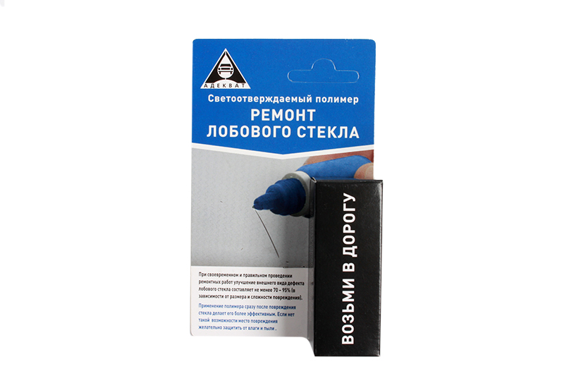 Набор для ремонта ветрового стекла 000 НПФ Адекват К132 Полимер для ремонта трещин лобовог