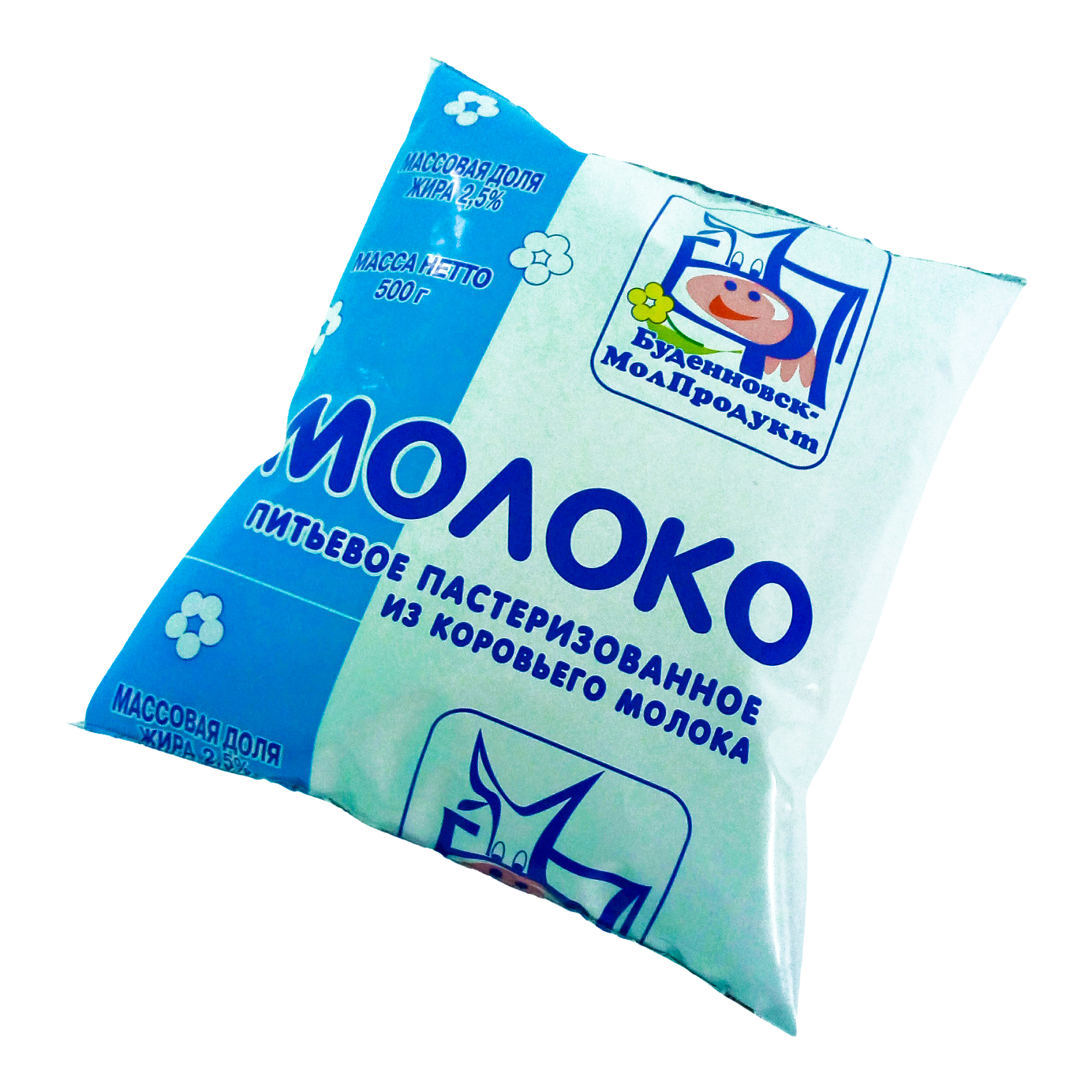 

Молоко 2,5% коровье пастеризованное 500 мл БуденновскМолПродукт БЗМЖ