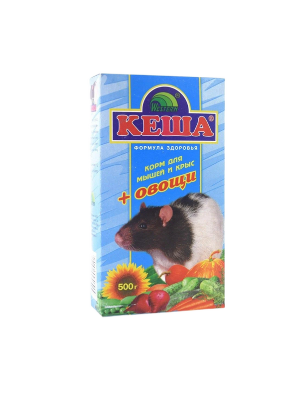 Корм для мышей и крыс Кеша, овощи, 500 г