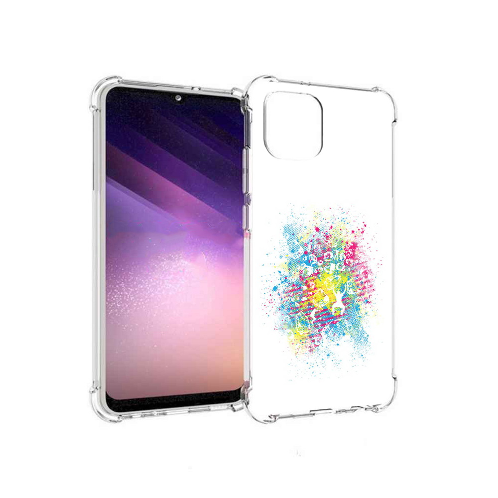 

Чехол MyPads Tocco для Samsung Galaxy A03 акварель абстракция (PT226903.537.214), Прозрачный, Tocco